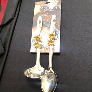 Gold and Silver Kitchen Utensil Set